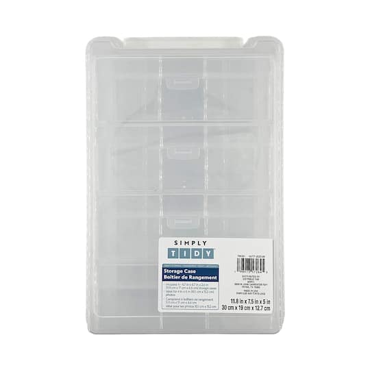 Clear 4 Case Photo & Craft Keeper by Simply Tidy®